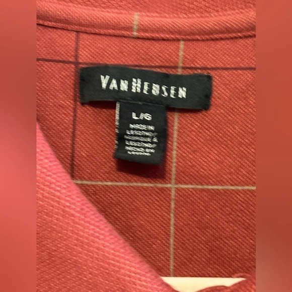 Mens Van Heusen Collard Shirt with Squared designs - Picture 2 of 5